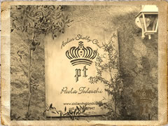 Cartellone in giardino